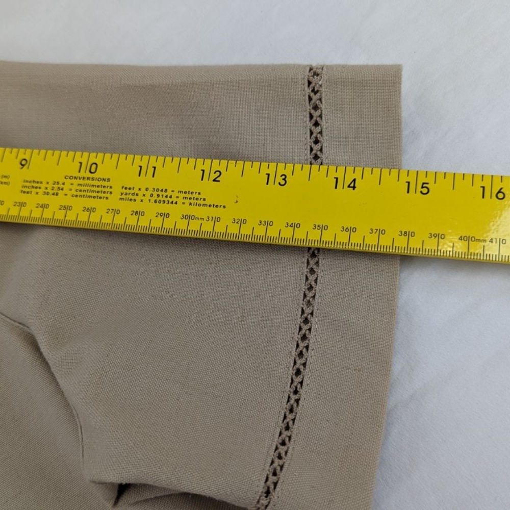 Alfred Dunner Floral stitched button up top with shoulder pads women's size 14P - Picture 15 of 15